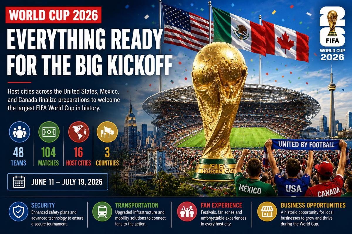 📰 World Cup 2026: Host Cities Finalize Preparations for Historic Tournament